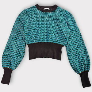 Urban Outfitters Puff Shoulder Balloon Sleeve Sweater XS
